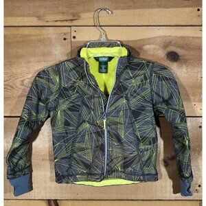 L.L. Bean Fleece Lined Full Zip Jacket Boys Size Small (4) Outdoors Hiking Camo